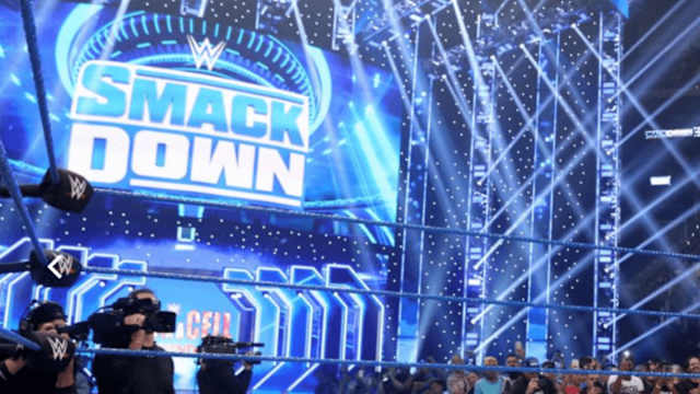 WWE SmackDown set and ropes
